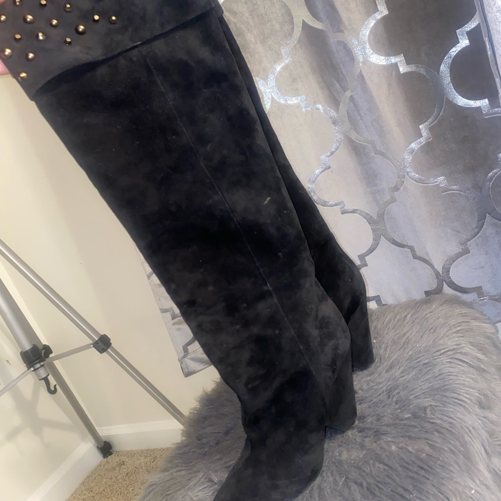 Saint Laurent knee high boots
